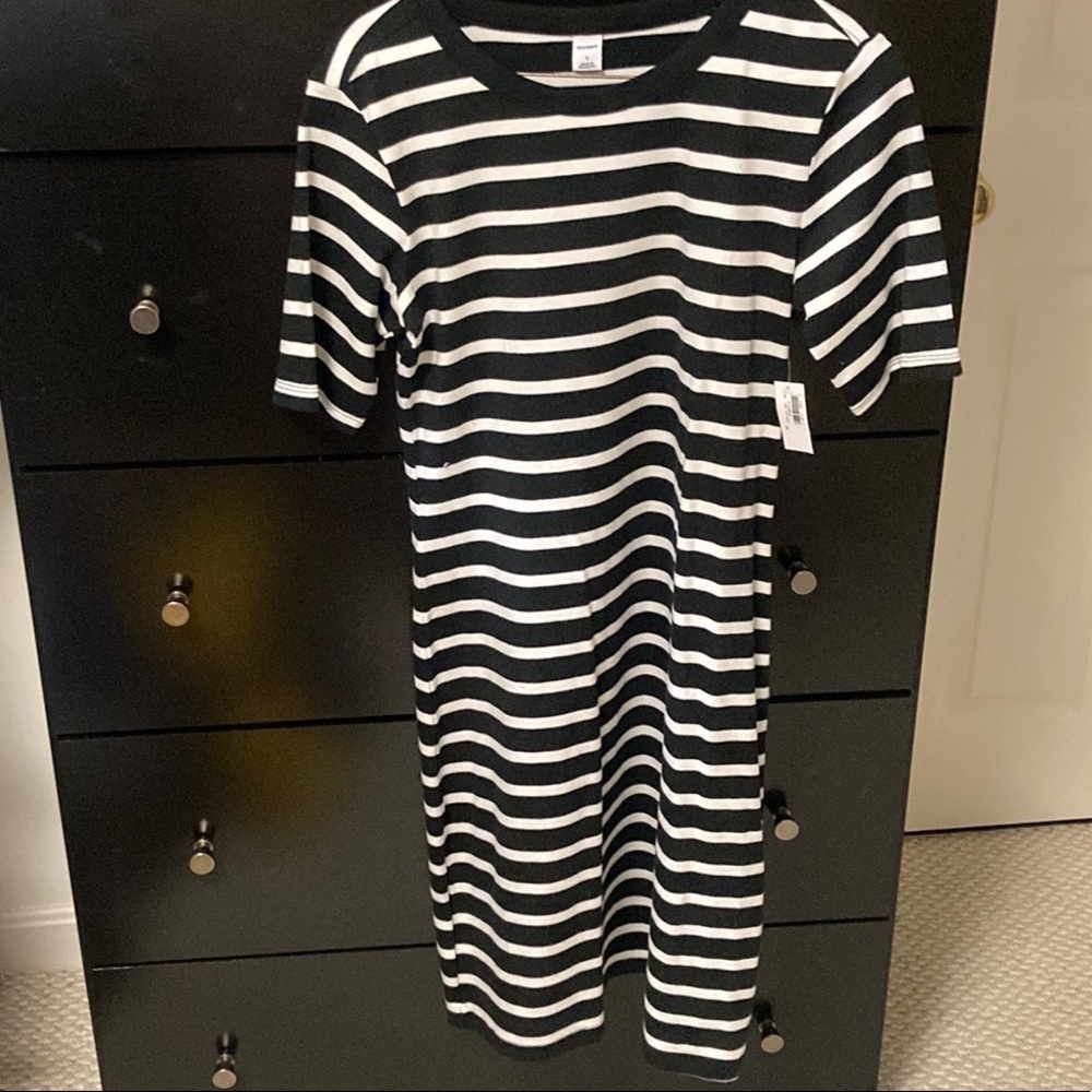 Old Navy striped dress- S, never worn